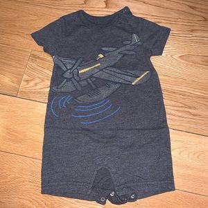 Baby Gap Airplane Shorty One Piece